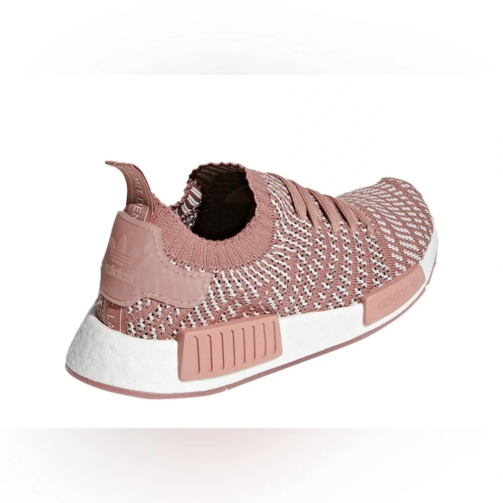 Adidas NMD PR1 Primeknit Sneakers Ash Pink Womens Size 8